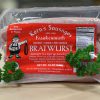 Smoked, Cured Pre-Cooked Bratwurst