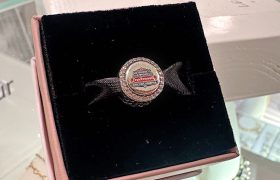 PANDORA Zehnder's Neon Sign Charm
